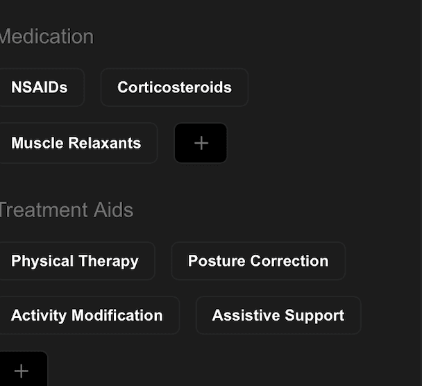 ClinIQ Medication and Treatment Aids tags